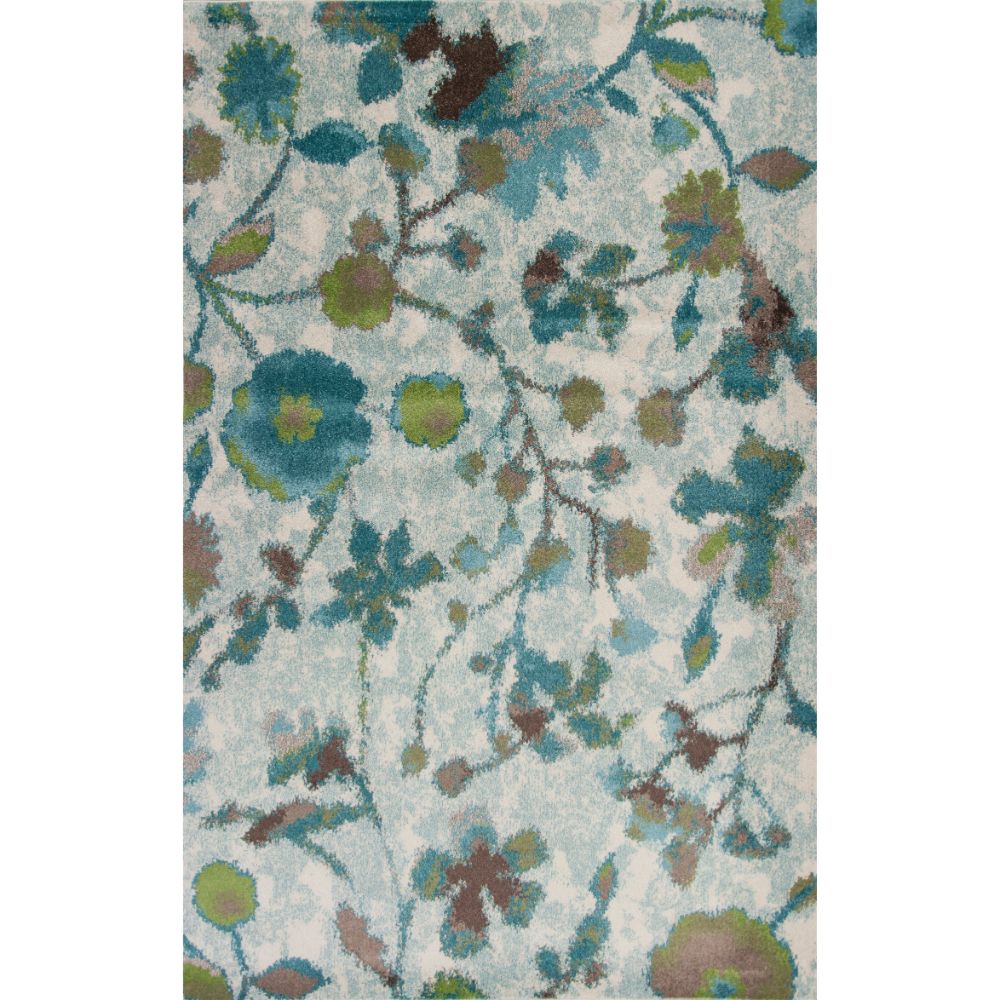 KAS 6258 Stella 7 Ft. 10 In. X 10 Ft. 10 In. Rectangle Rug in Teal
